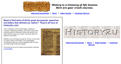 Desktop Screenshot of history2u.com