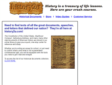 Tablet Screenshot of history2u.com